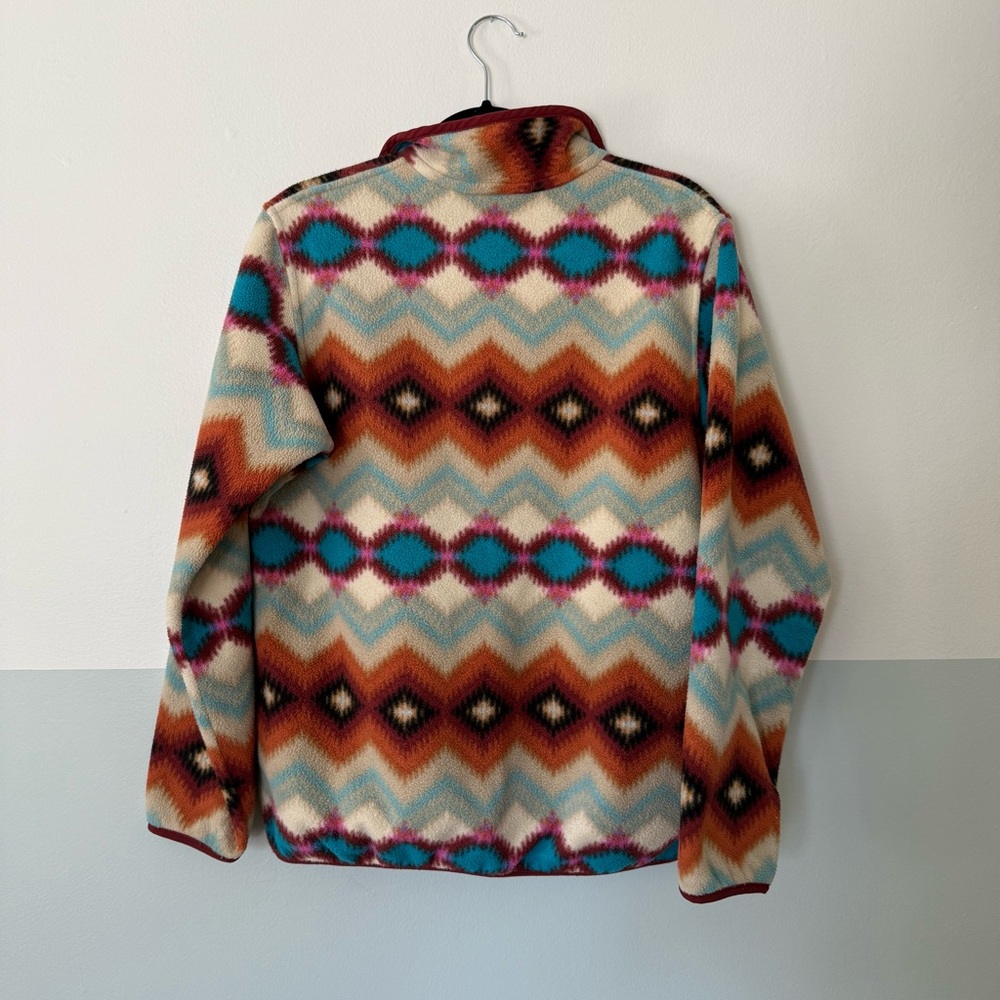 Patagonia Synchilla Snap-T “Timber Twist Cinder Red” Fleece Pullover - size M - Picture 5 of 8